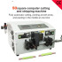 Automatic 50 mm square computerized wire stripper cutting cable peeling machine Power cable stripping machine