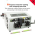 Automatic 50mm Square Computerized Power Cable Wire Stripping Machine
