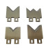 Automatic Computer Stripper Flat Cut V Cut Blade Die