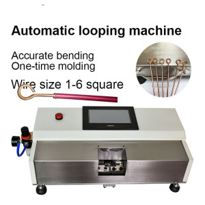 Automatic Iron Copper Wire Rounding Looping Bending Machine