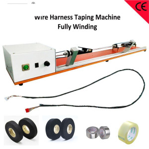 Multi-ple Electric wire full wrap tape winding machine adhesive tape sticker wind wires equipment