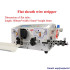 Four-Wheel Flat Tube Sheath Wire Stripping Machine SWT508-BHT2