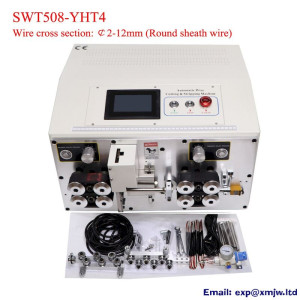 Round Sheath Double Layer Wire Stripping Machine 2-12mm SWT508-YHT4