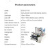 Semi-automatic Round Wine Cosmetic Bottle Taper Sticker Labeling Machine