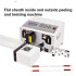 automatic double wire stripping machine double wires peel two core wire strip twist machine