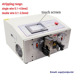 Double Wire Touch Screen Automatic Wire Stripping Machine 0.1-4.5mm2 SWT508SDB2S