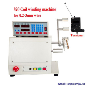 0.2-3.0mm 820 Coil Winding Machine Computer C Electric Automatic Wire Winder Dispenser Dispensing Machine 750W CNC Control Box