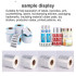 Intelligent Automatic Label Peeling Machine Barcodes Hot Stamping Sticker