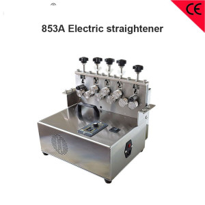 Computerized wire stripping machine feeding wheels Electric wire straightener tools