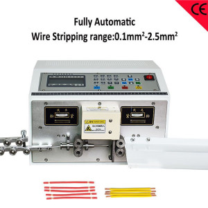 Automatic PVC Insulated Electric Cable Strip Cut Machine