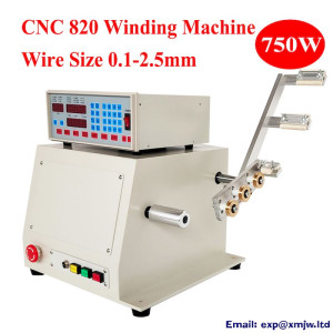Automatic Coil Winder 0.1-2.5mm CNC 820 Wire Coil Winding Machine Ac110V/220V New Computer C Winding Machine