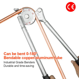 Manual Metal Pipe Bender 180 Degree Metric Pipe Bending Hand Tool