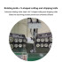 Automatic Flexible Thin Coaxial Cable Rotating V-shapped Strip Machine