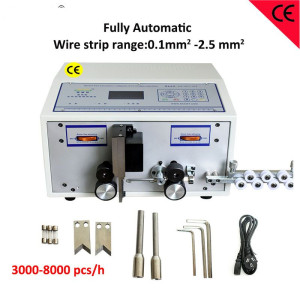 English Version Computerized Electric Double Wire Stripping Cutting Machine
