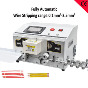 Automatic Wire Industry BV Cable Touch Screen Wire Cable Stripping Machine