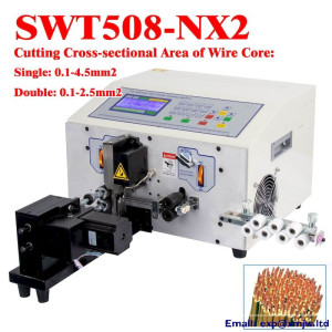 Automatic Wire Stripping Twisting Machine Cable Twister 0.1-4.5mm2 SWT508NX2