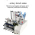 Semi-automatic Round Wine Cosmetic Bottle Taper Sticker Labeling Machine
