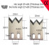 Tungsten Steel Durable Computer Cutting Stripping Machine Knives Die