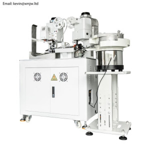 Automatic Wire Cutting Stripping Crimping Insert Insulated Sleeve Machine X-CM206