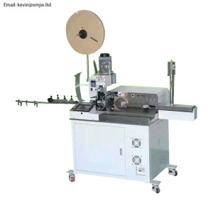 Fully Automatic Wire Cutting Stripping One End Crimping Another End Tinning Machine X-CM203B