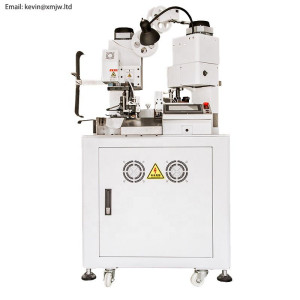 Fully Automatic Wire Cutting Stripping Double Head Terminal Crimping Machine X-CM202