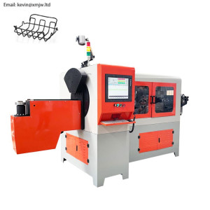 Customized 8mm 10mm 3D CNC Steel Wire Bending Machine