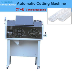 Servo Rotary Visual Tube Cutting Machine with Slit and Punch Function