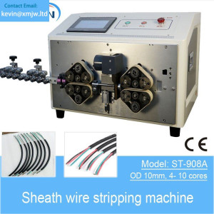 2-10 Cores Sheath Cable Stripping Machine Data Cable Strip Machine Isolation cables electric wires peeling