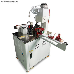 Double-headed Automatic Electronic Silicone Wire Terminal Crimping Machine