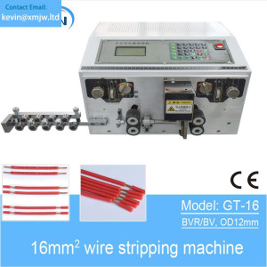 Automatic BVR BV Cable 16mm Square Wire Cutting and Peeling Machine
