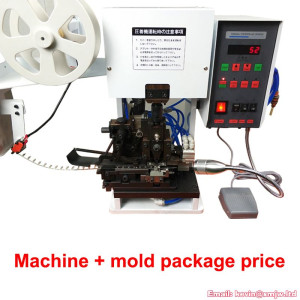 Pneumatic Semi Automatic Side Feed Horizontal Terminal Chain Wire Processing Machine