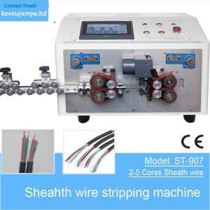 Fully Automatic Data Cable Sheathed Wire Cut and Strip Machine