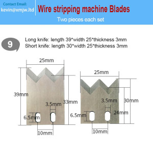 Automatic Wire Strip Machine Blades 39253 mm