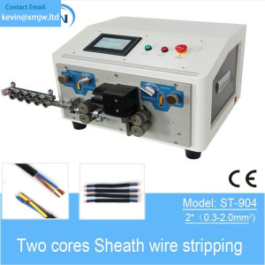 Multi-core Wires Inner Outer Stripping Sheath Wire Cut and Strip Machine ST-904