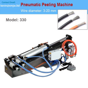 Pneumatic Electric Ultra Soft Silicone Rubber Multi Cores Wire Cable Peeling Machine