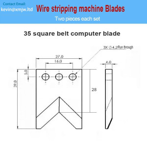 Computerized Belt Strip Machine Blades Harness Wire Strip Knives