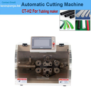 Motor Tube Cutting Machine with Side Slit (Hole Punch) 5-30mm OD