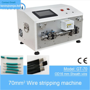 High Voltage Power Cable Automatic Wire Cutting and Stripping Machine