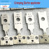 Terminals Crimp Blades Die 4 Pieces Set