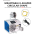 Video Semi Automatic Cable Coil Winding and Binding Machine