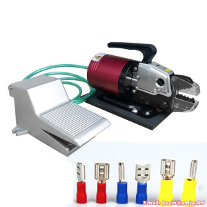 Automatic Pneumatic Terminal Crimping Machine Crimp Pliers with changeable Jaw for 2.8 4.8 6.3 VH3.96/Tube/Insulation Terminals
