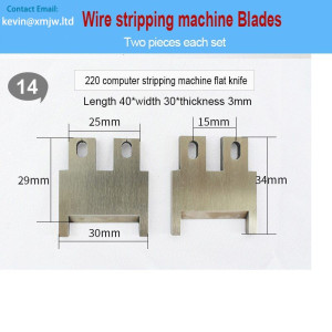 Automatic Flat Ribbon Wire Strip Machine Knife Cut Blades 40303mm