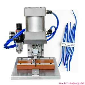 Pneumatic IDC Flat Ribbon Cable Crimping Machine 2P-64P