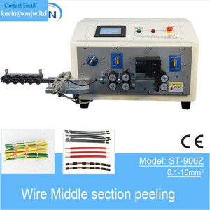 Fully Automation Wire Multi Segment Middle Section Peeling Stripping Machine