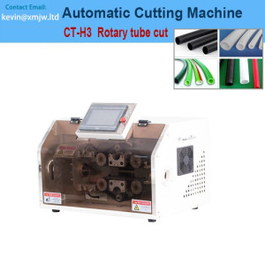 Rotary Blade Servo Pipe Tube Cutting Machine 5-42mm OD