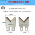 Wire Strip Machine Blades Knife Die 2PCS Set