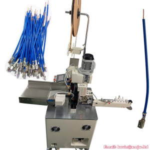 Full Automatic 1 Head Wire Cutting Stripping Terminal Crimping Machine