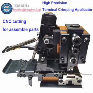 Side/Horizontal Feed Terminal Crimping Applicator for Thin Wire