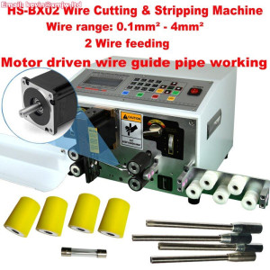 Electric Motor Drive Automatic Wire Cutting Stripping Peeling Machine