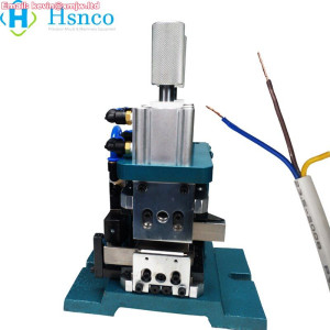 Manual Pneumatic Peeling Wire Stripping Twisting Machine HS-3FN